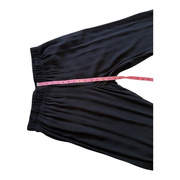 Tribal Pull-On Wide Leg Pant - Embroidered Pattern - Black - Size Large - Picture 11 of 13